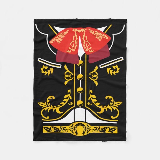 Manta Polar Mariachi Tee Charro Cinco De Mayo (Anverso)