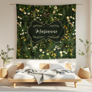 Manta Polar Marianne Dark Daisy Floral