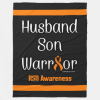 Marido hijo guerrero... RSD Fleece Blanket