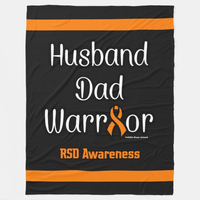 Manta Polar Marido papá Warrior... RSD Fleece Blanket (Anverso)
