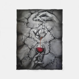 Manta Polar Marioneta del Corazón