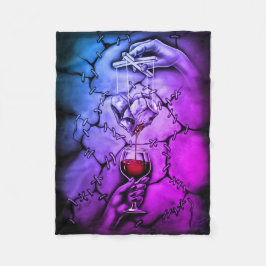 Manta Polar Marioneta del Corazón