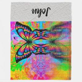 Manta Polar Mariposa