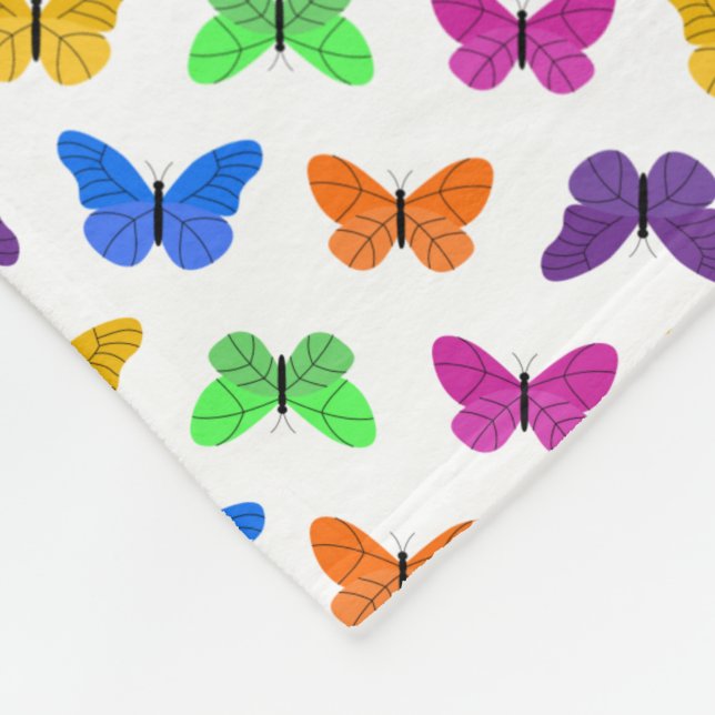 Manta Polar Mariposa (Esquina)