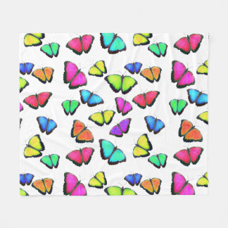 Manta Polar Mariposa arcoiris