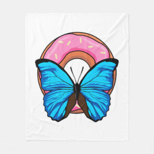 Manta Polar Mariposa con Donut