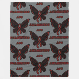 Manta Polar Mariposa/Conciencia...APS Fleece Blanket