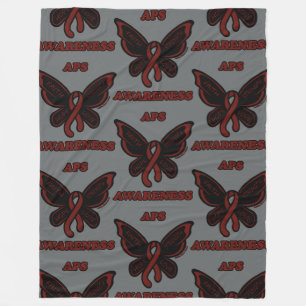 Manta Polar Mariposa/Conciencia...APS Fleece Blanket