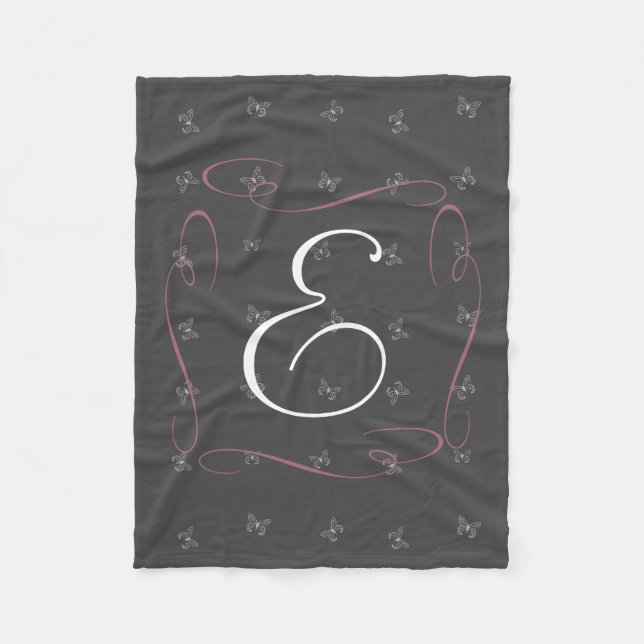 Manta Polar Mariposa Cuta (Anverso)