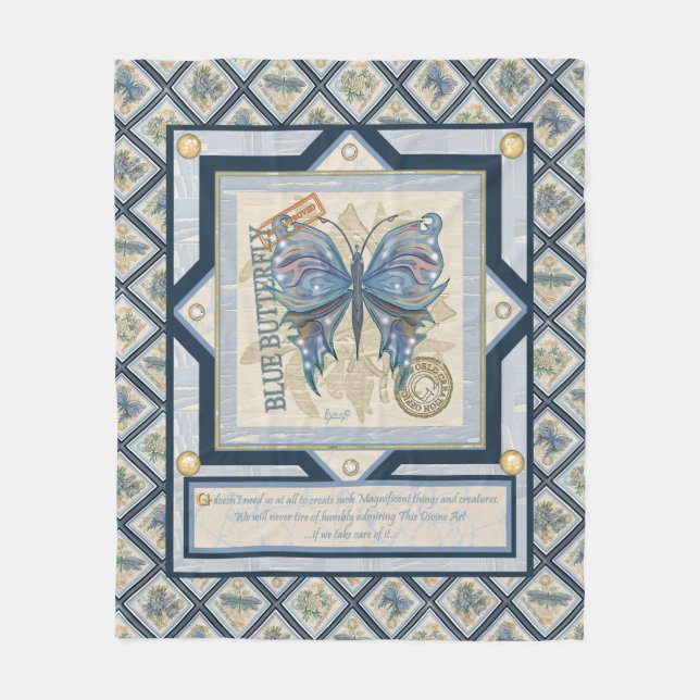 Manta Polar Mariposa de la Oficina de Creación de G (Anverso)