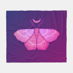 Manta Polar Mariposa de mariposa morada insecto mágico