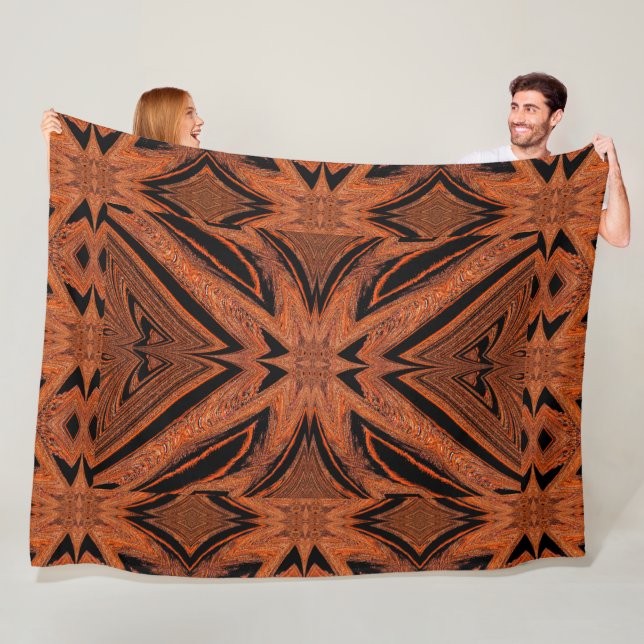 Manta Polar Mariposa en oro (In situ)