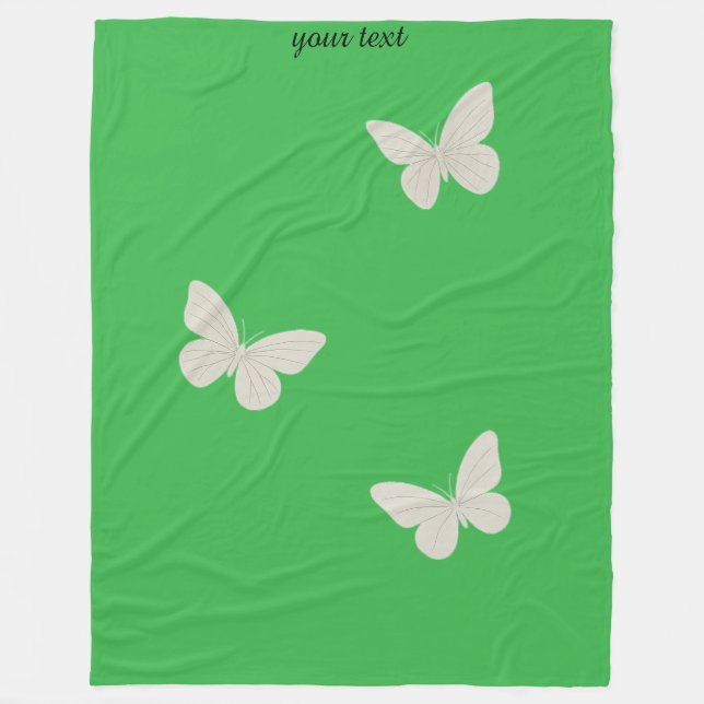 Manta Polar Mariposa Fleece Blanket (Anverso)