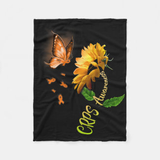 Manta Polar Mariposa Girasol Crps Conciencia