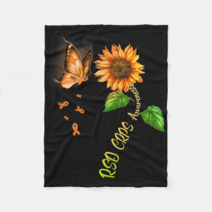Manta Polar Mariposa Girasol Rsd Crps Conciencia