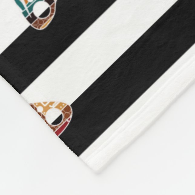 Manta Polar Mariposa multicolor (Esquina)