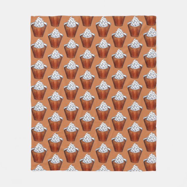 Manta Polar Mariposa pudding Crema batida Comida del Sur (Anverso)