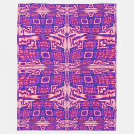 Manta Polar Mariposa rosa