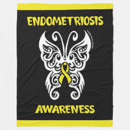 Manta Polar Mariposa/Tribal...Endometriosis