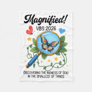 Manta Polar Mariposa Vbs 2026 Magnificada Descubriendo El