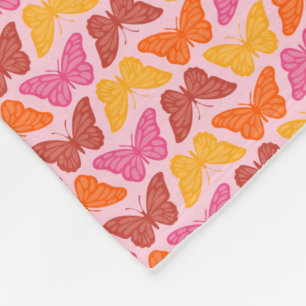 Manta Polar Mariposas