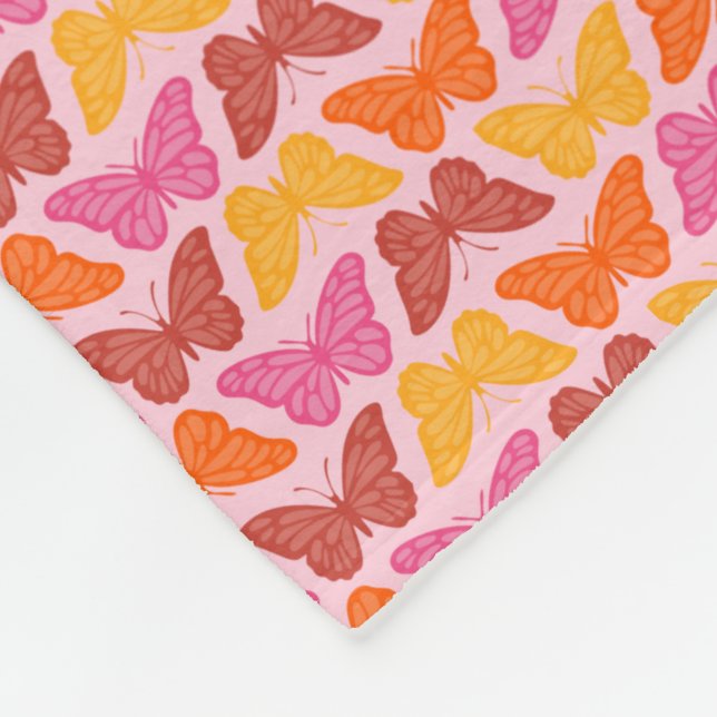 Manta Polar Mariposas (Esquina)
