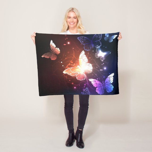 Manta Polar Mariposas nocturnas brillantes (In situ)