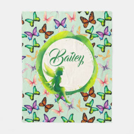 Manta Polar Mariposas personalizadas