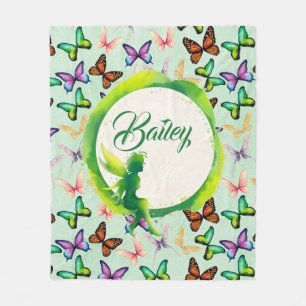 Manta Polar Mariposas Personalizadas