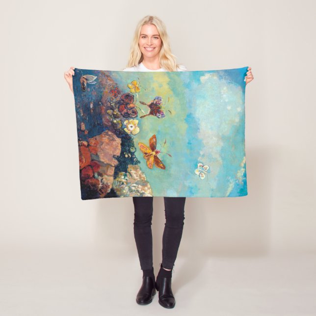 Manta Polar Mariposas, Redon (In situ)