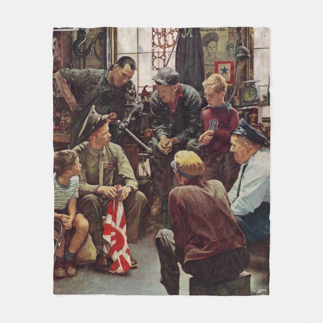 Manta Polar Marítimo De Regreso A Casa (Anverso)