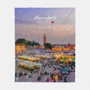 Manta Polar Marrakech, Marruecos - Plaza Jemaa el Fnaa