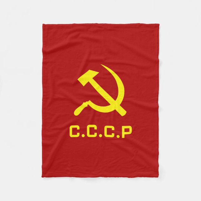 Manta Polar Martillo y hoz de CCCP (Anverso)