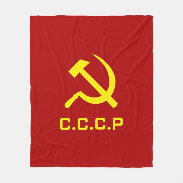 Manta Polar Martillo y hoz de CCCP (Anverso)