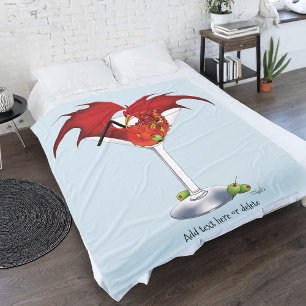 Manta Polar Martini Fantasy Red Dragon