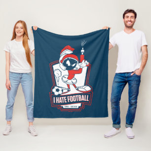 Manta Polar MARVIN EL MARCIANO™ «Odio el fútbol americano» Grá