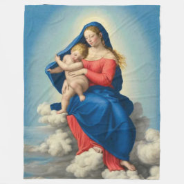 Manta Polar MARY y JESÚS en las NUBES