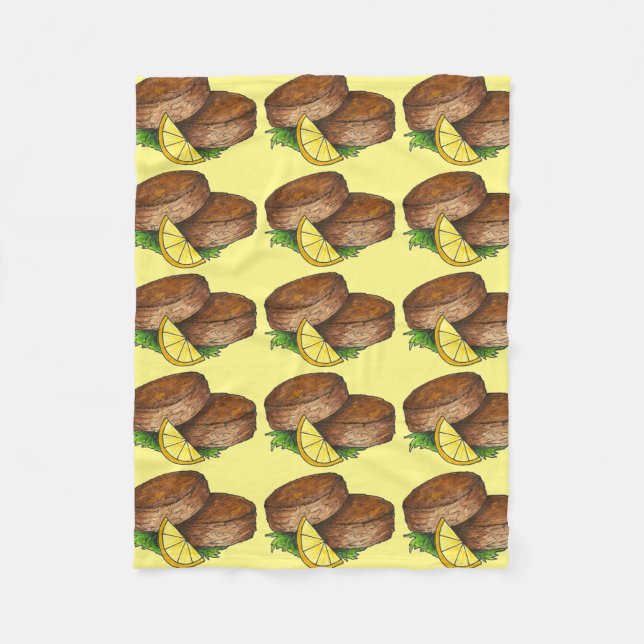 Manta Polar Maryland Crabakes Bay Crab Cakes Seafood Food (Anverso)