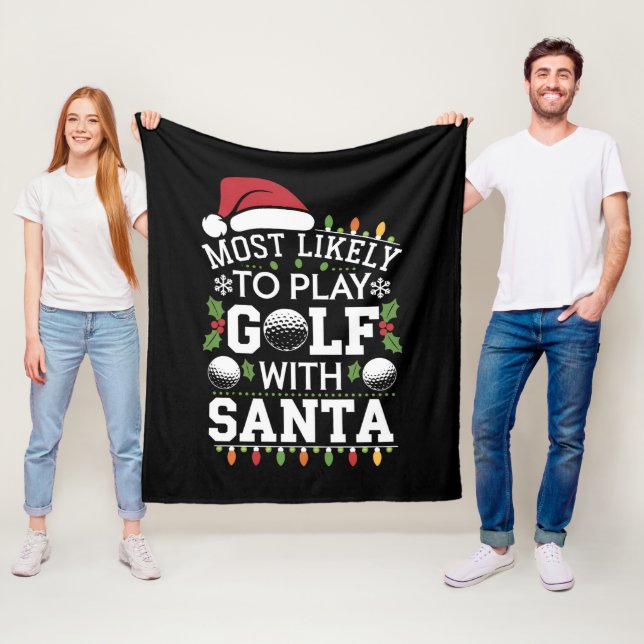 Manta Polar Más Probable Para Jugar Al Golf Con La Santa Famil (In situ)