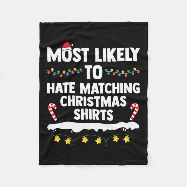 Manta Polar Más Probable Que Odien A Los Navidades Que Coincid (Anverso)