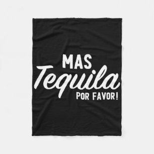 Manta Polar Mas Tequila Por Favor Funny Cinco De Mayo Day Fies