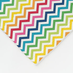 Manta Polar Masa de flechas - Zigzag multicolor 3