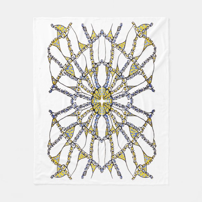 Manta Polar Masa de la cebolla (Doodle - dibujado a mano) (Anverso)