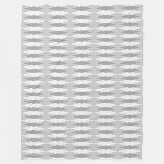 Manta Polar Masa de la fleche Gris Gris Gris de Mid Century (Anverso)