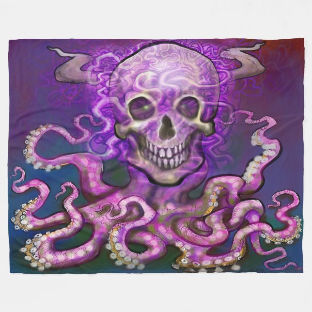 Manta Polar Masa de la Fleece Art Fantasy Oscura (Frente (Horizontal))