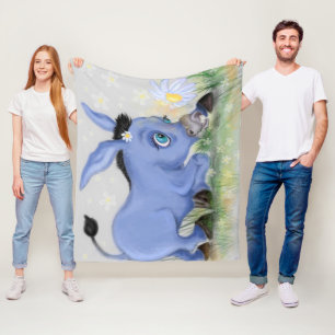 Manta Polar Masa de la Fleece Donkey y Daisy