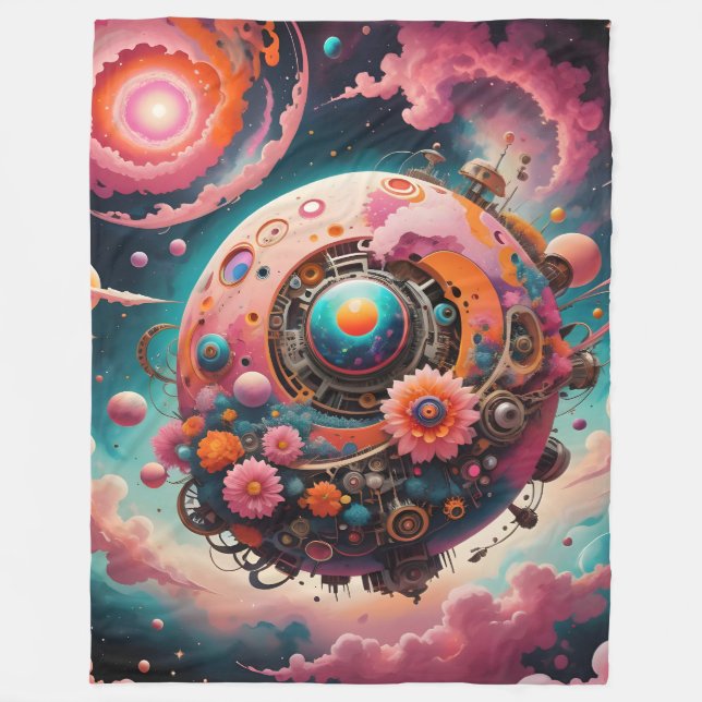 Manta Polar Masa de la Flota del Mundo Rosa (Anverso)