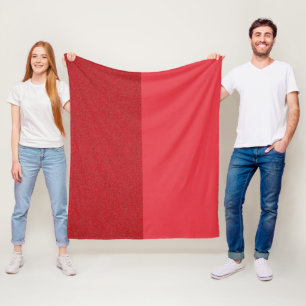 Manta Polar Masa de la flota dividida de tomate rojo personali