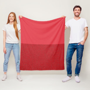 Manta Polar Masa de la flota dividida de tomate rojo personali