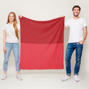 Manta Polar Masa de la flota dividida de tomate rojo personali